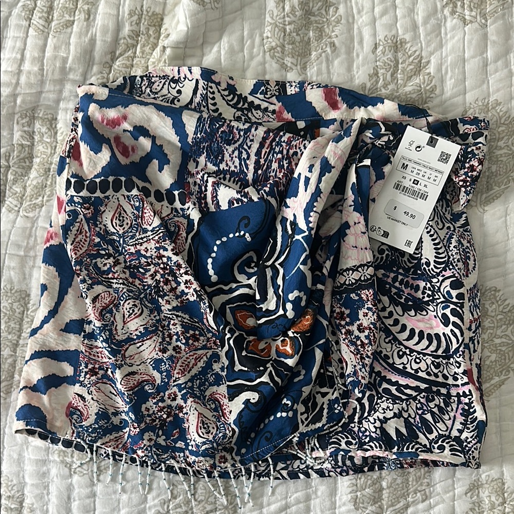 Zara wrap skirt NWT